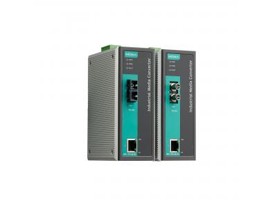خرید تجهیزات شبکه-مبدل اترنت به فیبر نوری صنعتی موگزا MOXA IMC-101-M-SC-T Ethernet to Fiber Converter